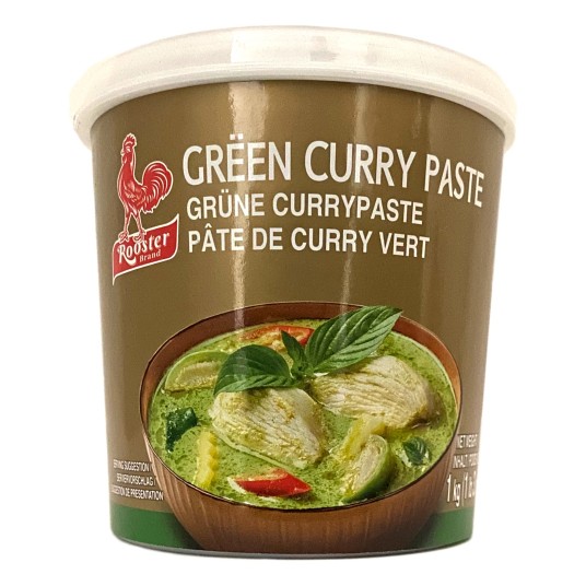 Curry pasta zielona 1kg Rooster -zdjęcie numer 1